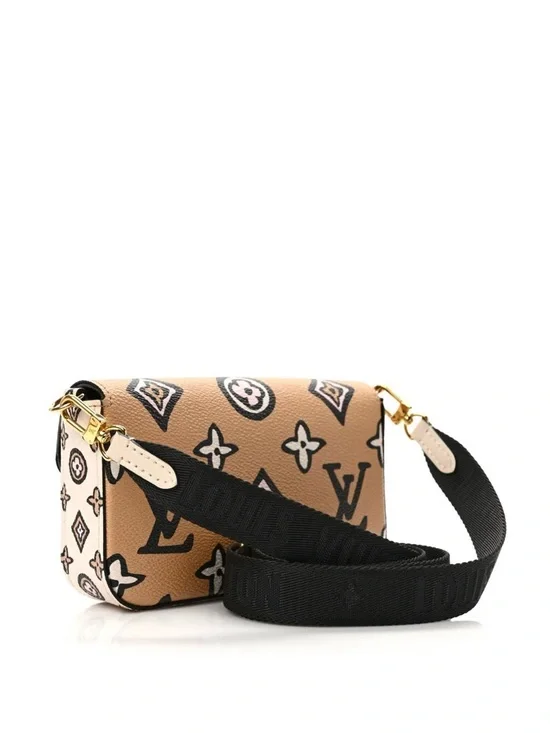 LOUIS VUITTON Monogram Wild At Heart Felicie Strap & Go Arizona Creme - Picture 3 of 9